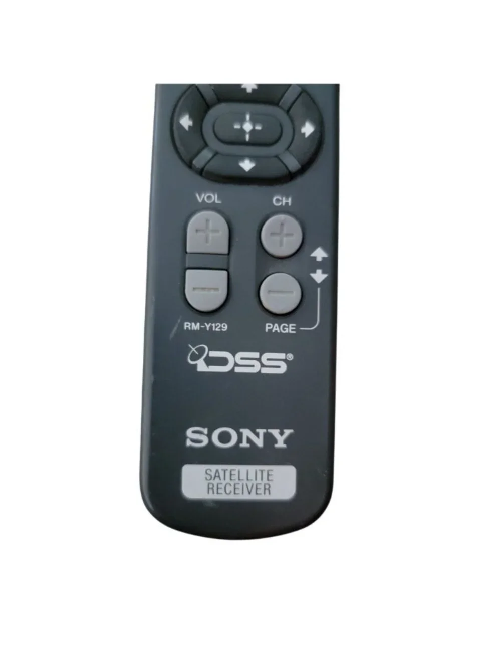 Genuine Sony DSS Satellite Receiver Remote Control RM-Y129 Tested and Works